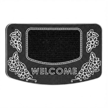 HİLAL Welcome Feliratos Lábtörlő Virágmintával HL07