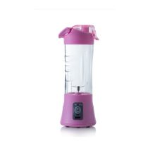   Hordozható mini turmixgép, USB csatlakozással, Újratölthető akkumulátorral, Rózsaszín HM-08