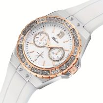 MISSFOX Elegáns Rhinestone Quartz Óra Fehér HP1599709-F