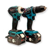   Hitman – Akkumulátoros 2 db-os szerszámkészlet – 62V HT-BBS-6253Pi