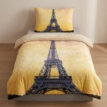   HOUSEWIFE 3D Eiffel-torony Mintás Ágyneműhuzat Garnitúra – 2 részes HW-2ET
