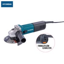   Hyundai Fordulatszám szabályzós Sarokcsiszoló 125 mm, 1050W HYD-1050MS