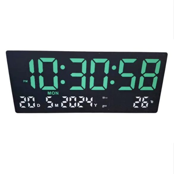 Digitális Ledes óra  naptárral JH3609