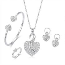 Ezüst Ragyogás – 5-darabos Női Ékszerszett JU7584653-S