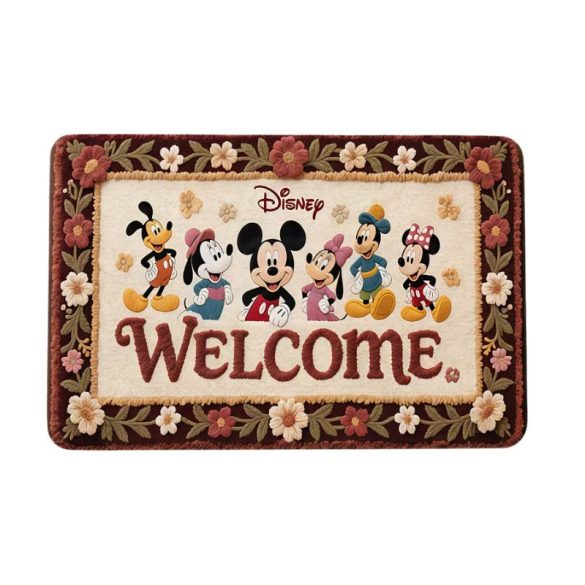 Kompakt Disney "Welcome" Lábtörlő és Fürdőszobaszőnyeg – 40 x 60 cm JX7640161-60