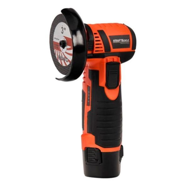 Kraft&Dele akkus sarokcsiszoló készlet 2 db akkumulátorral KD3161