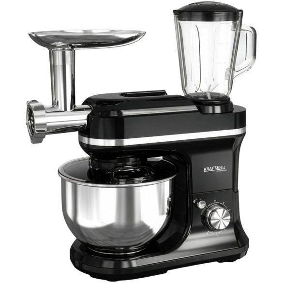 Kraft&Dele konyhai robotgép fekete 3000W, 5L KD4227