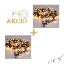 Fényfüzér 180led meleg fehér 8m KE21-1031 1+1