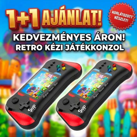 SupFunGame X7M játékkonzol 500 előre telepített játékkal 1+1 AJÁNLAT KE23-263-2