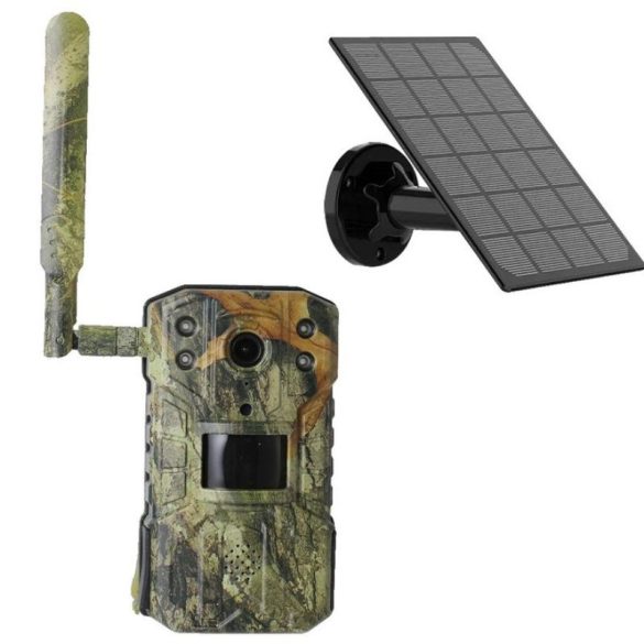 4G SIM Napelemes Vadkamera Élőképpel és Éjszakai Móddal (QHD) KE24-282