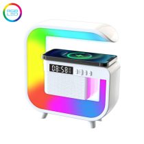 Colorful RGB LED óra hangszóró töltő KE24-356