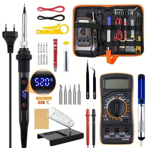 19 részes 80W-os Okos Forrasztópáka Készlet KN2222793