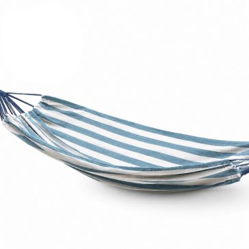   Függő kerti függőágy huzattal és rögzítőkötelekkel – 250 × 150cm KR48