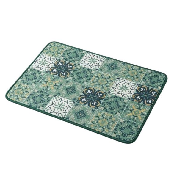 Nedvszívó Kávéfőző Alátét és Edényszárító Szőnyeg 30x40cm – Zöld Vintage KT7914491-2