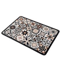   Nedvszívó Kávéfőző Alátét és Edényszárító Szőnyeg 30x40cm – Vintage Csempe Mintás KT7914491