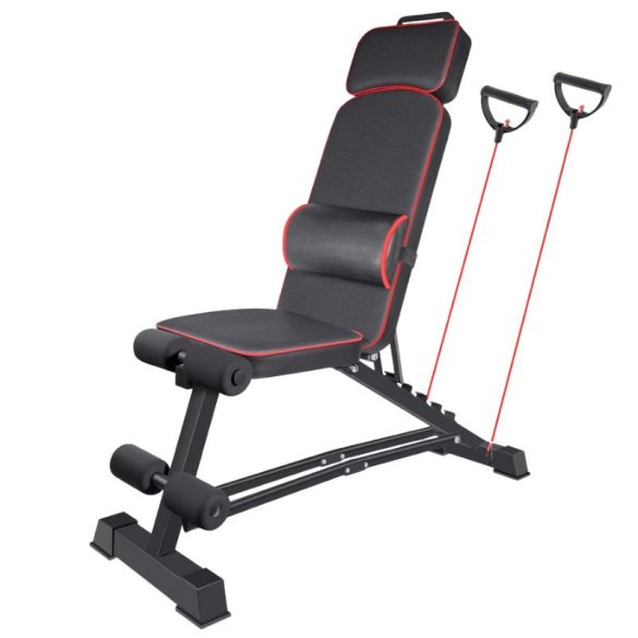 Univerzális Állítható Súlyzópad és Hasizompad – Összecsukható, 6 Pozíciós KXMG63K441