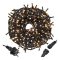100 LED-es karácsonyi fényfüzér, meleg fehér + fehér villogó fény, 8,5 m – LAMP08CB