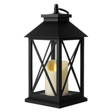   Dekoratív LED lámpás gyertyahatással 14 × 14 × 30 cm – LAMP56WZ1