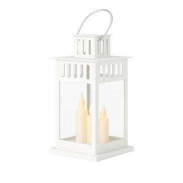   Dekoratív LED lámpás gyertyaimitációval – 11x11x22 cm LAMP57B