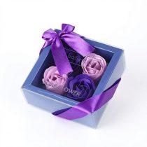   Elegáns Rózsa Szappanvirág Box – Lila és Levendula LE12967641-L
