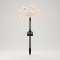   Napelemes kerti dekorációs lámpa szett 8 LED fényforrással LED-1212