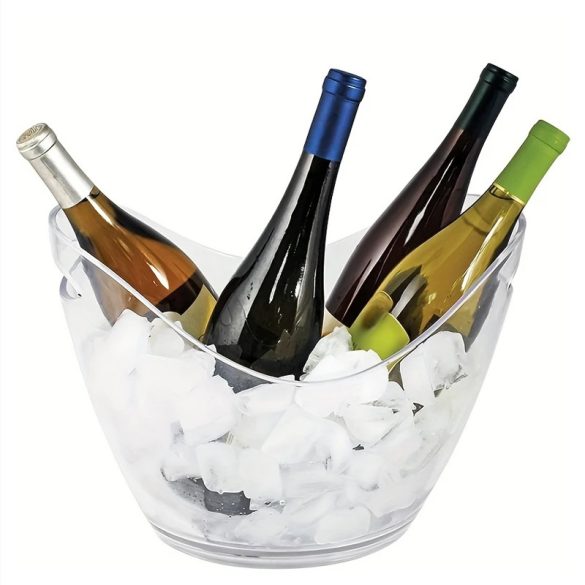 Műanyag átlátszó jégvödör LW183298