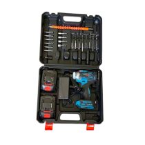   THO akkus fúró csavarozó 2 akkuval, 48V, 28 tartozékkal M-8065