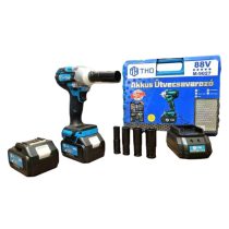   THO Kompakt  akkus ütvecsavarozó, kerékkulcs, 2 db 88V akkuval M-9027