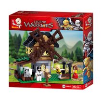   Sluban Legend Warriors - Szélmalom építőjáték készlet M38-B0617