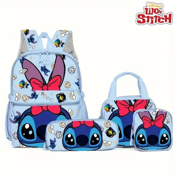 Lilo & Stitch 4 részes iskolatáska szett - KÉK MB3567988-K