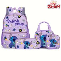   Lilo & Stitch 4 részes iskolatáska szett –  LILA MB3567988