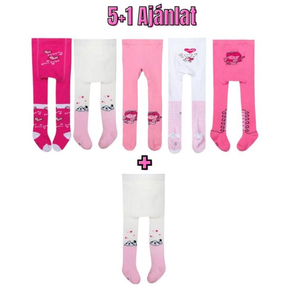 5+1 Baba pamut harisnyanadrág 6-12 hónapos korig MGH8009D-5