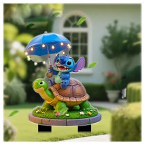   Stitch és Teknős Akril Kerti Dekoráció (27 x 16 cm) MJ2728216