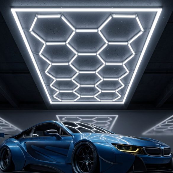 KEHOT Hexagon LED fali lámpa, 14 hatszög kerettel MN7491818-K