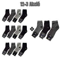 12+3 Férfi pamut zokni 43-46 MP3002-8