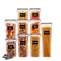   18 db légmentes élelmiszer-tároló készlet címkékkel MR888393-18