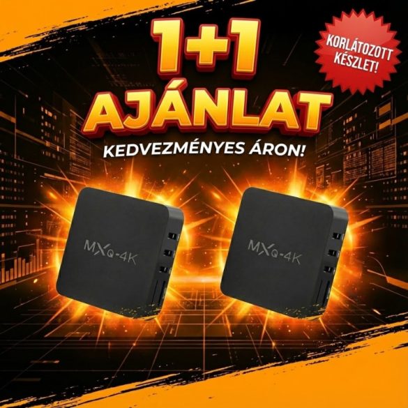 MXQ 4k android tv okosító 1+1 AJÁNLAT MXQ4K-2