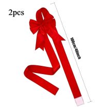 2 db Piros Dekorációs Masni és Szalag NG2024881-3