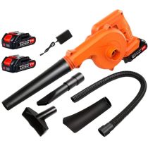   YOSPINBER 21V Akkus Integrált Levélfújó és Szívó - 2 Akkumulátorral NH7910742AK