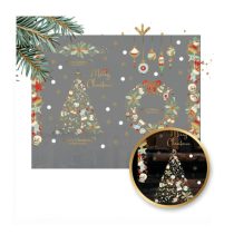 Karácsonyi ablakmatrica – 90 × 30 cm (NKD22)