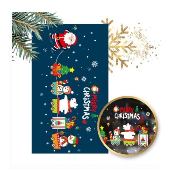 Karácsonyi ablakmatrica – 30 × 45 cm NKD25