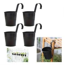 Fém felakasztható virágcserép szett 4db NW124055