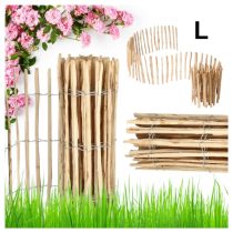   LESSEE Kerti kerítés – Hasított mogyorófa paliszád, 5 m × 100 cm OA04WZ2