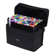   80 darabos dupla hegyű filctoll készlet tárolótáskával PAK544675