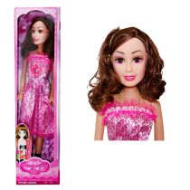 Personality Girl Divatbaba – Rózsaszín ruhában PGD30