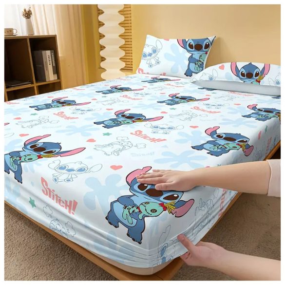 Disney Stitch mintás gumis lepedő 137 x 193 cm PL2929685