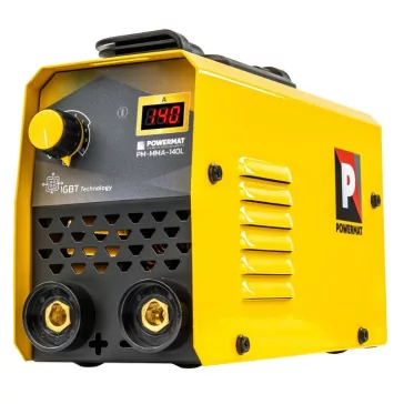   POWERMAT inverteres MMA hegesztőgép LCD-kijelzővel 140A PM-MMA-140L