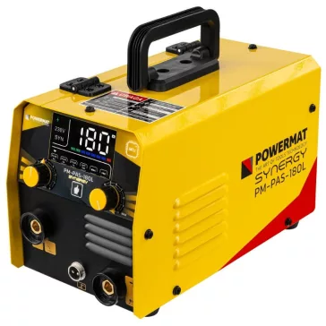   POWERMAT PM-PAS-180L inverteres hegesztőgép FLUX, MMA és TIG Lift 180A PM-PAS-180L