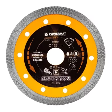 Powermat Extreme Edge gyémánt vágótárcsa 125 mm PM1501