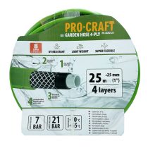 ProCraft Zöld kerti tömlő 25m PR-4GH2525